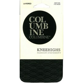 Columbine Layered Patterned Knee Highs