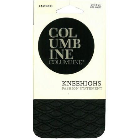 Columbine Layered Patterned Knee Highs 
