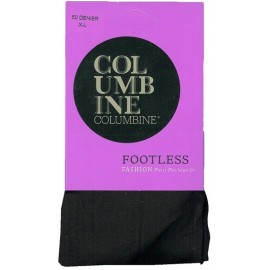 Columbine Pretty Plus Footless Tights - 50 Denier