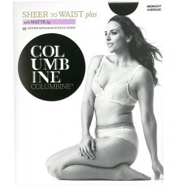 Columbine Plus Sheer to Waist Tights with Matte Leg