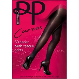 Pretty Polly Plus Size Opaque Tights 60 Denier