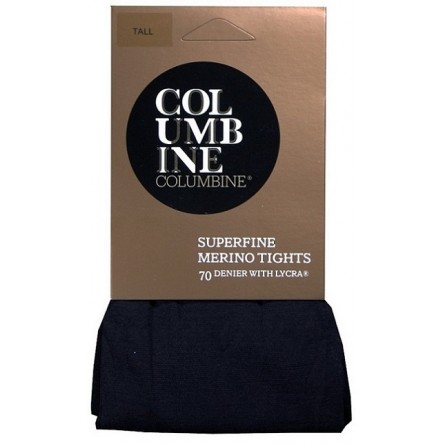 Columbine Superfine Merino Wool Tights with Lycra 70 Denier