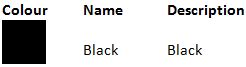Voodoo Black Colour Guide